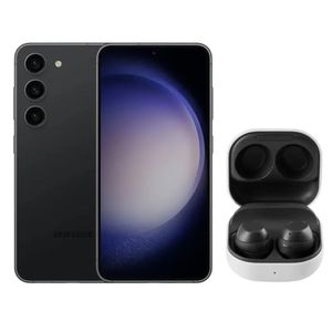 Smartphone Samsung Galaxy S23 512GB Preto - 5G + Fone de Ouvido Galaxy Buds FE Sem Fio Grafite | CUPOM