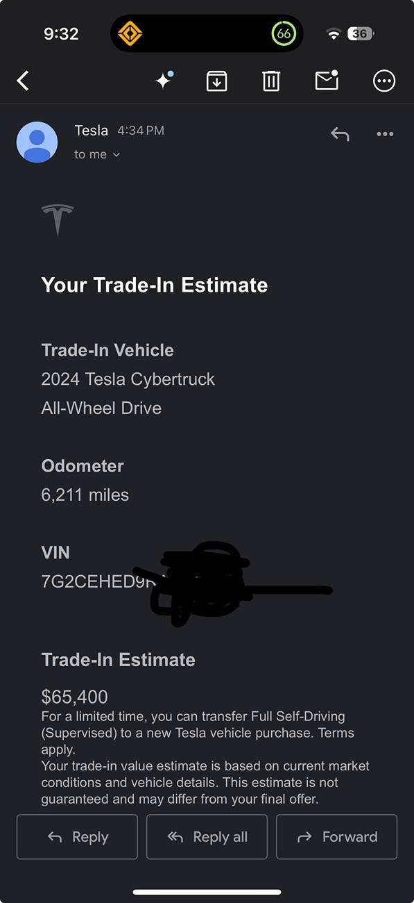 Print divulgado por proprietário de um Tesla Cybertruck