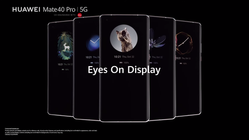 Tecnologia da Huawei mostra notificações quando usuário olha para a tela