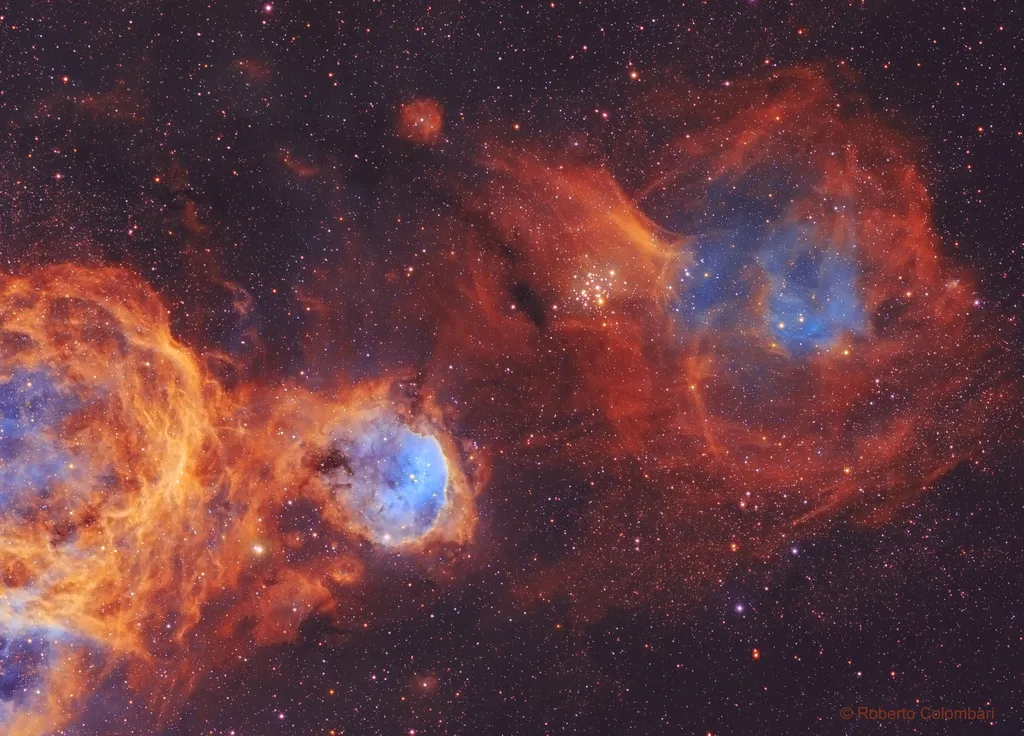 Nebulosa Carina foi o primeiro alvo fotografado pelo Telescópio Espacial James Webb (Imagem: Roberto Colombari)