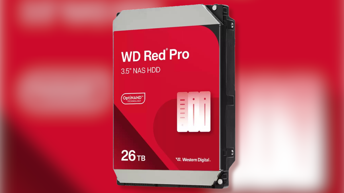 Western Digital lança HDD Red Pro de 26 TB com interface SATA