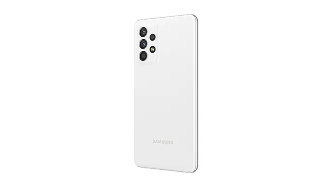 O Samsung Galaxy A73 5G assume o posto de intermediário mais potente da marca, adotando o Snapdragon 778G presente no A52s 5G (Imagem: Divulgação/Samsung)