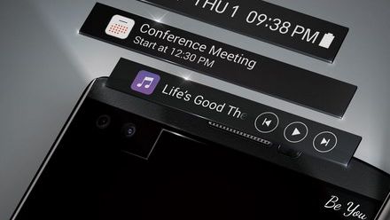 LG anuncia o V10, seu primeiro smartphone com duas telas