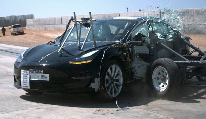 Model 3 da Tesla ganha 5 estrelas em todas as categorias de testes de colisão