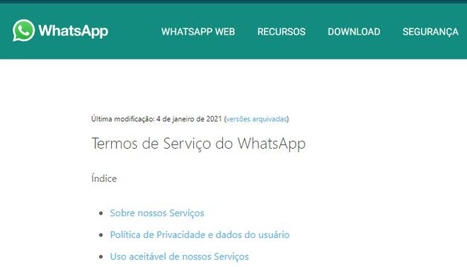 Versões modificadas podem fazer você ser banido do WhatsApp (Imagem: Captura de tela/Canaltech)