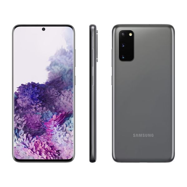 Smartphone Samsung Galaxy S20 128GB Cosmic Gray - Octa-Core 8GB RAM 6,2” Câm. Tripla + Selfie 10MP