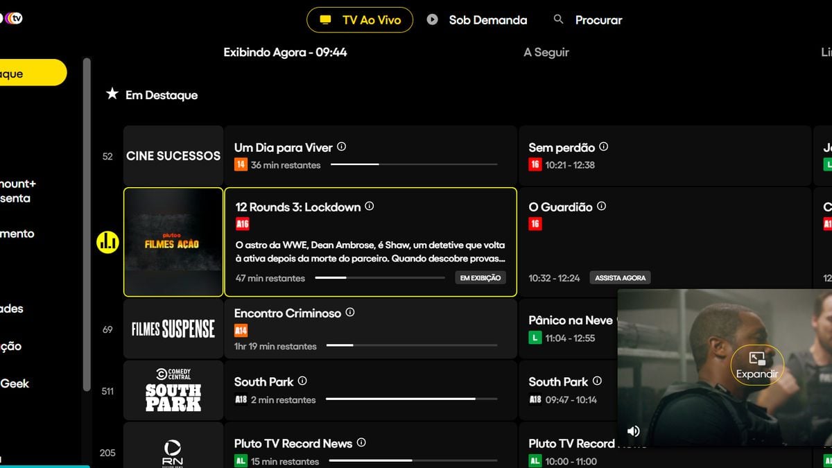 Pluto TV – TV ao Vivo e Filmes na App Store