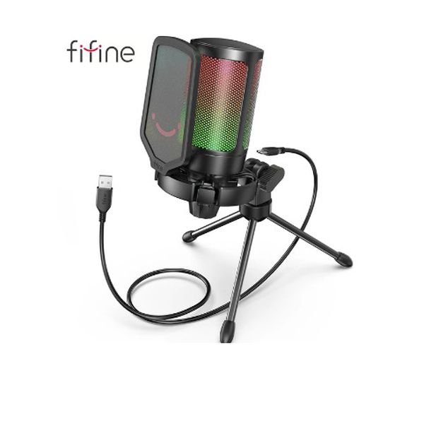 Microfone Fifine USB Condensador | INTERNACIONAL + IMPOSTOS INCLUSOS