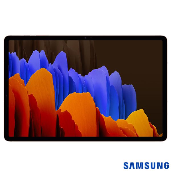 Tablet Samsung Galaxy Tab S7 Pen Bronze com 11", Wi-Fi, Android 10, Processador Octa-Core 3.09 GHz e 256 GB [CASHBACK ZOOM]