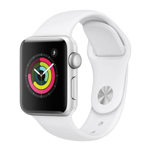 Apple Watch Serie 3, 38mm, GPS, Botão Prata, Branco - MTEY2LL/A