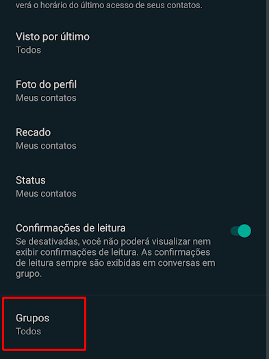 Como Definir Quem Pode Te Adicionar Em Grupos Do Whatsapp Canaltech 