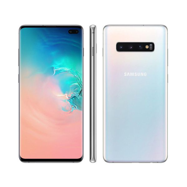 Smartphone Samsung Galaxy S10+ 128GB Branco 4G - 8GB RAM Tela 6,4” Câm. Tripla + Câm. Selfie Dupla [APP+CLIENTE OURO+CUPOM]