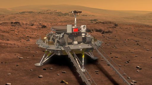 Confira a primeira foto da nave chinesa que explorará Marte em 2020