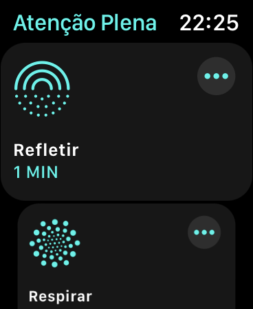 O app Respirar foi reformulado e se tornou Atenção Plena. Captura de tela: Lucas Wetten (Canaltech)