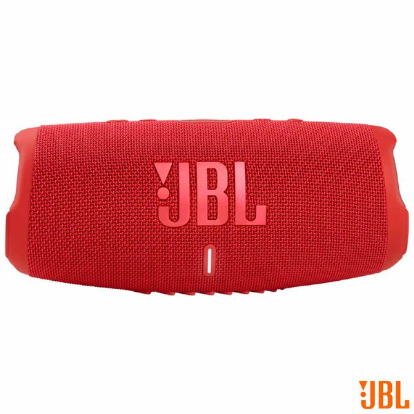 Caixa de Som Bluetooth JBL à Prova d'Água com Potência de 40 W Vermelha - JBLCHARGE5RED