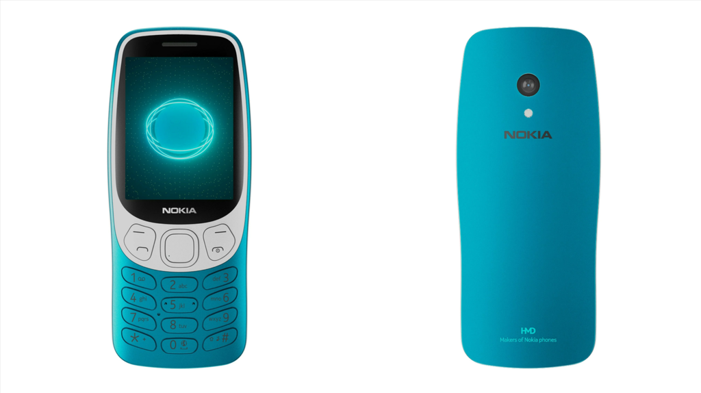 Novo Nokia 3210 será vendido em azul, amarelo ou preto (Imagem: Divulgação/Elgiganten)