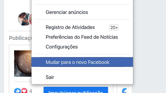 Mudando o visual do Facebook manualmente  / Captura de tela: Bruno Salutes