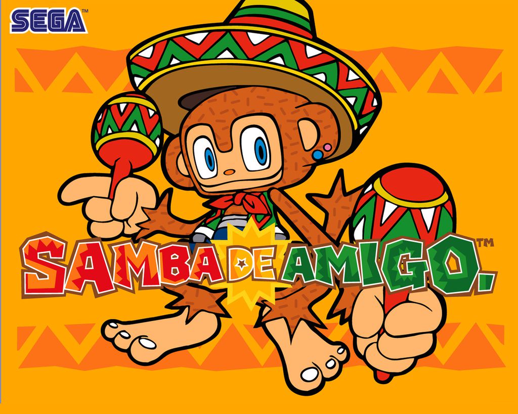 Samba de Amigo foi o primeiro jogo a proporcionar a liberação de conteúdo adicional através de conexão com a internet (Imagem: Sega)