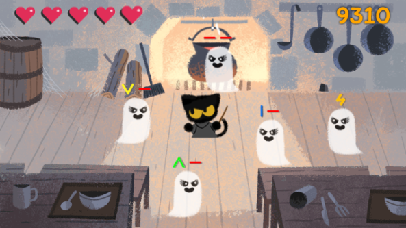 Doodle do Google em homenagem ao Halloween é um divertido jogo multiplayer