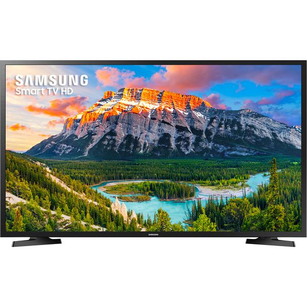 Smart TV LED 32" Samsung 32J4290 HD com Conversor Digital 2 HDMI 1 USB Wi-Fi 60Hz - Preta [Com cashback]