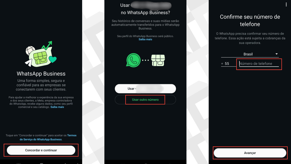 Passos para configurar o WhatsApp Business