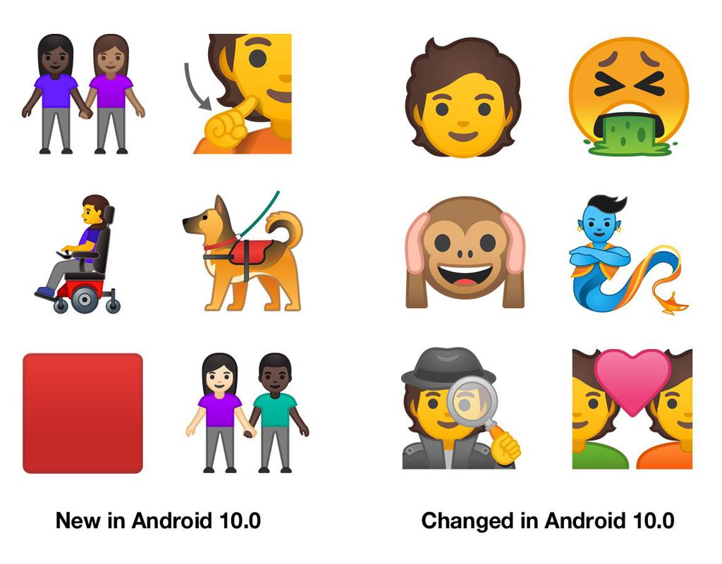 Android 10 chega com emojis novos e atualizações de antigos