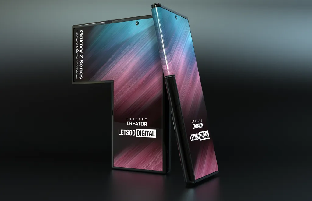 Samsung poderá implementar novos formatos de dobráveis no futuro (Imagem: LetsGoDigital)