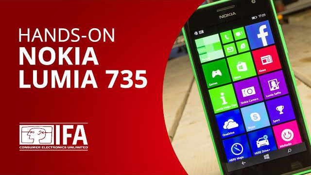 Nossas primeiras impressões do "selfie phone", o Lumia 735 [Hands-on | IFA 2014]