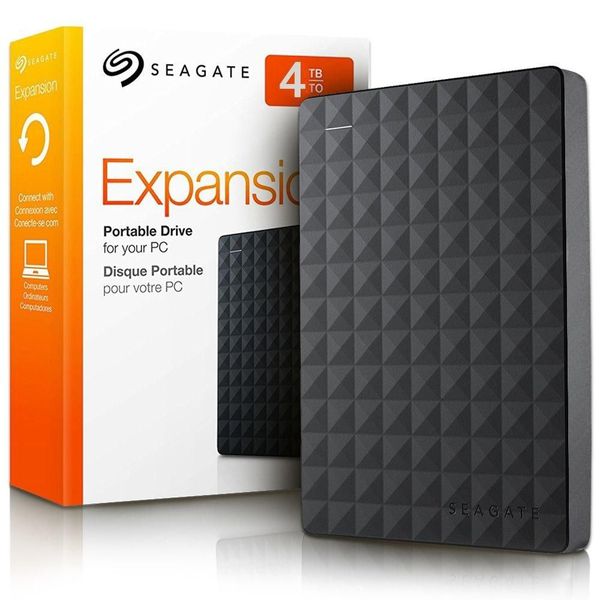 HD Seagate Externo Portátil Expansion USB 3.0 4TB Preto STEA4000400 [BOLETO]