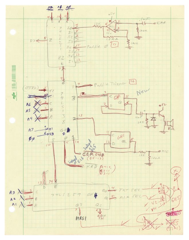 Esboços do Apple II de Steve Worzniak são leiloados por mais de R$ 3 milhões