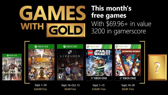 Xbox Games With Gold: Confira os jogos grátis de abril