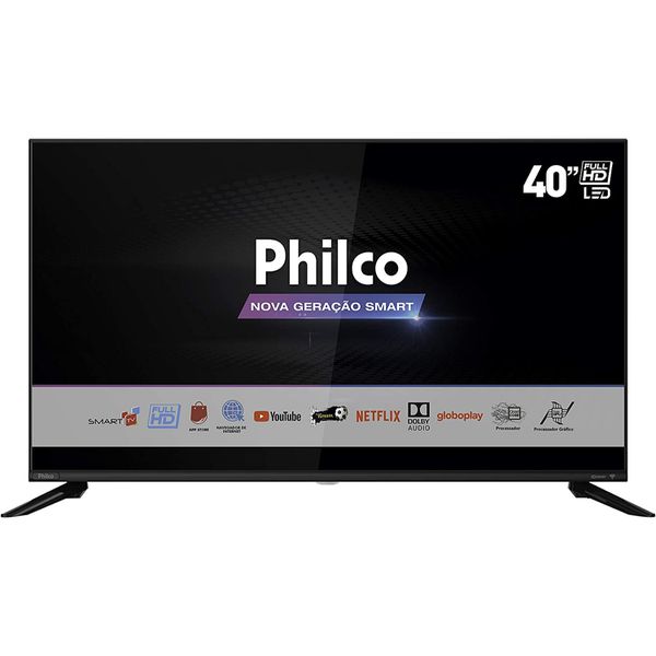 Smart TV D LED 40" PHILCO PTV40G60SNBL - Wi-Fi 3 HDMI 2 USB