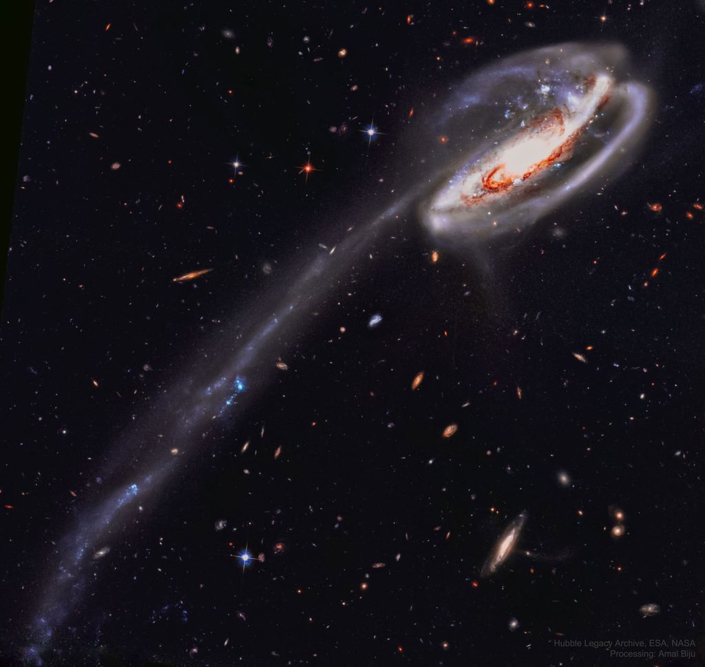 (Imagem: Reprodução/Hubble Legacy Archive, ESA, NASA/Amal Biju)