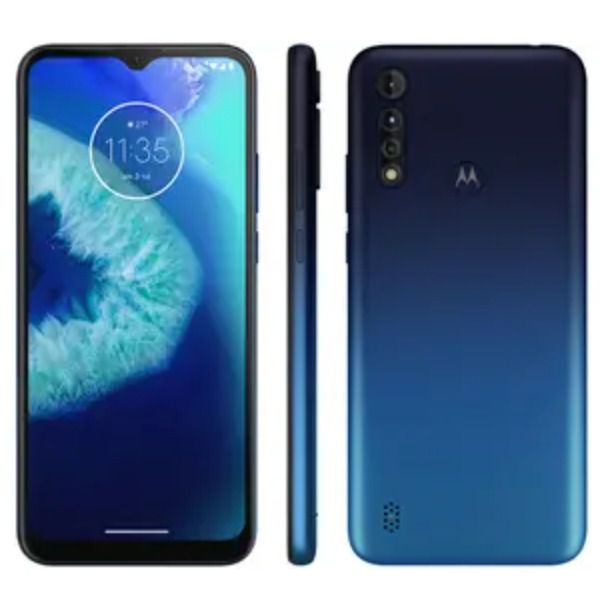 Smartphone Motorola Moto G8 Power Lite 64GB Azul - 4G Octa-Core 4GB RAM 6,5” Câm. Tripla + Selfie 8MP [À VISTA]