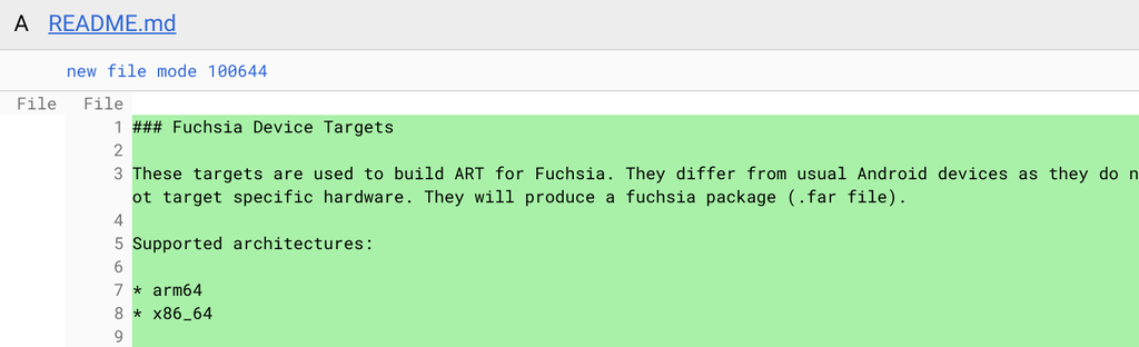 Atualização na documentação do Fuchsia dá conta de que o novo sistema operacional híbrido da Google rodará apps do Android (Imagem: Reprodução/9to5Google)