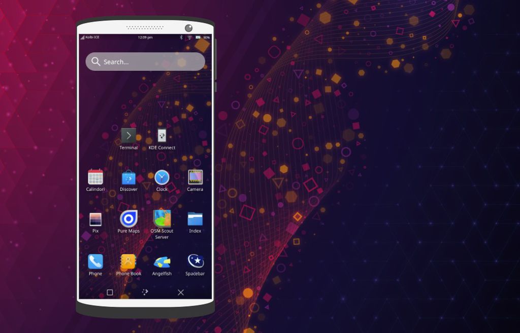 O Plasma Mobile é semelhante às alternativas baseadas no Android (Imagem: Divulgação/KDE)