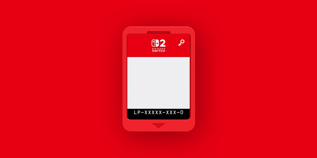 Exemplo de Game-Key Card do Nintendo Switch 2