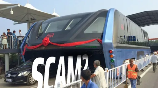 Projeto de ônibus elevado pode ser uma fraude, segundo imprensa chinesa