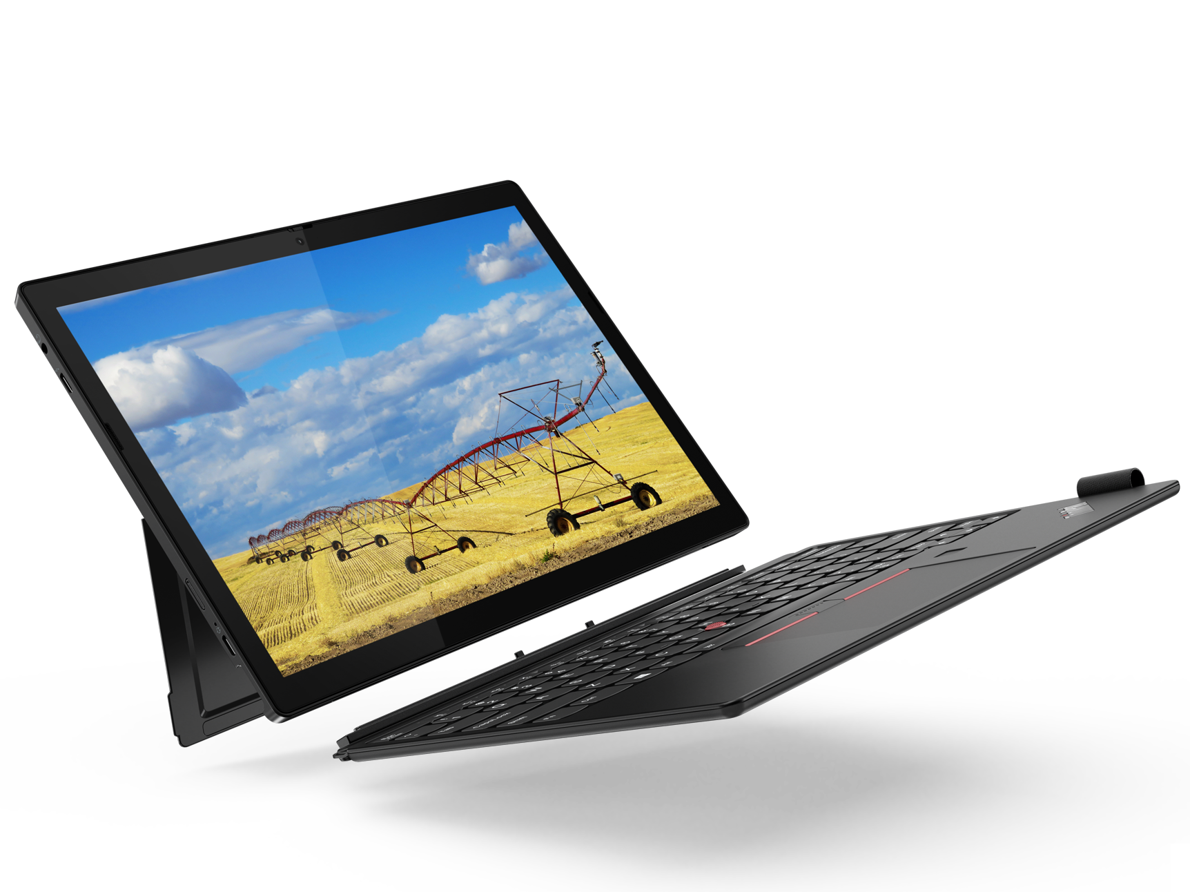 Modelo mais versátil da família, ThinkPad X12 Destacável se desprende do teclado e pode ser usado como tablet de 12,3 polegadas