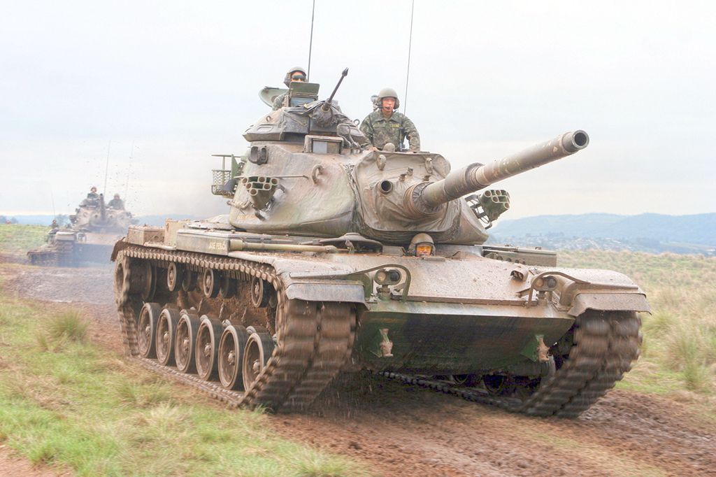 O parrudo M60A3 (Imagem: Divulgação/Exército Brasileiro)