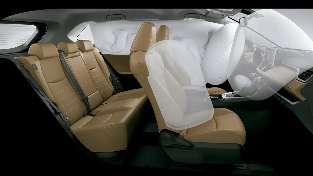 Toyota RAV4 deu atenção à segurança, e pacote conta com 7 airbags no total (Imagem: Divulgação/Toyota)