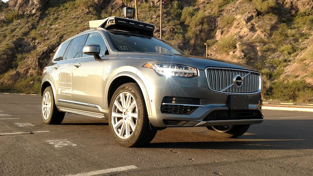 Uber inicia testes com veículos autônomos no Arizona