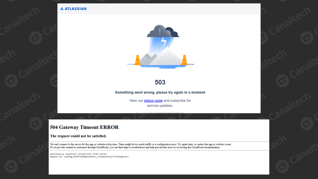 Trello apresenta erro nesta quinta-feira (11) (Imagem: Captura de tela/Canaltech)