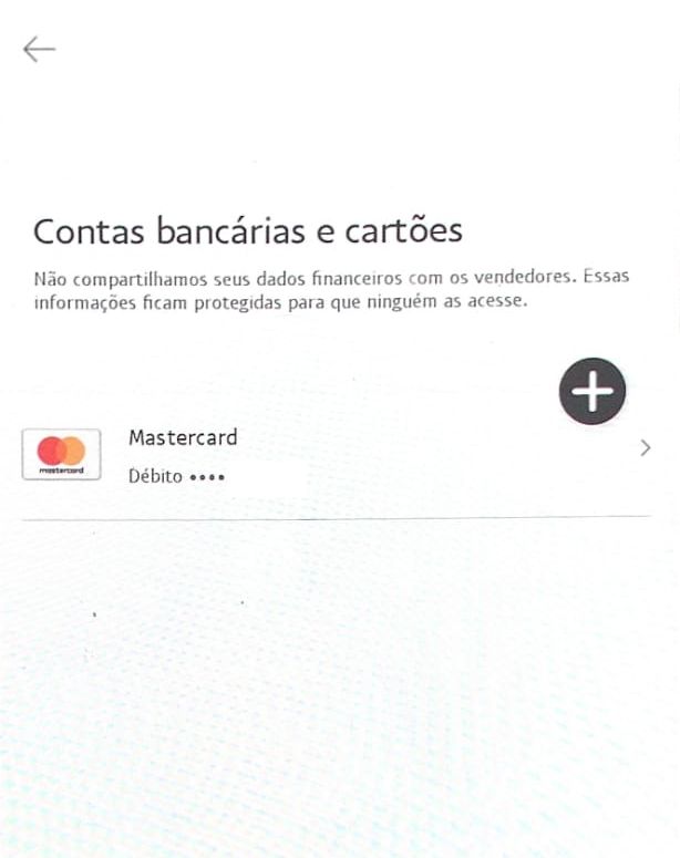 Então seu cartão estará adicionado entre suas formas de pagamento - (Captura: Canaltech/Felipe Freitas)
