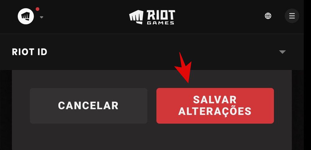 Por fim, salve as alterações no botão indicado acima. (Imagem: Kris Gaiato/Captura de tela)
