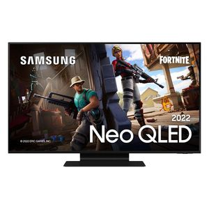 Smart TV Samsung 50 Polegadas Gaming Neo QLED 4K, 4 HDMI, Bluetooth, Wi-Fi, 144Hz, IA, HDR 10+, Alexa, Preto - QN50QN90BAGXZD [CUPOM]