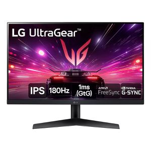 Monitor Gamer LG UltraGear 24”, IPS, Full HD, 180 Hz, 1ms, (GtG) NVIDIA G-SYNC, AMD FreeSync, HDR10, sRGB 99%, 24GS60F-B | CUPOM