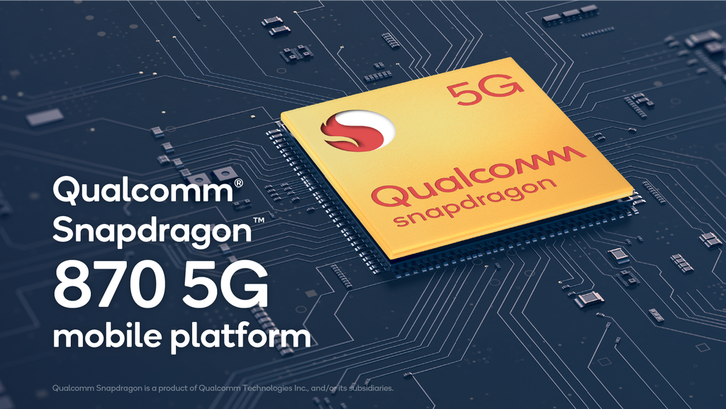 Snapdragon 870 é o segundo chip mais potente do portfólio da Qualcomm (Imagem: Divulgação/Qualcomm)