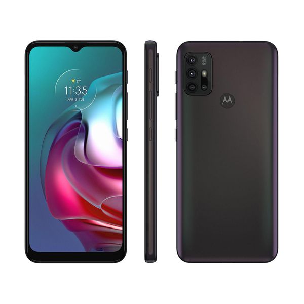 [APP + CLIENTE OURO] Smartphone Motorola Moto G30 128GB Dark Prism 4G - 4GB RAM Tela 6,5” Câm. Quádrupla + Selfie 13MP
