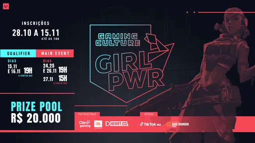 Terceira edição do Girl Power VALORANT é anunciada